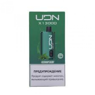 Электронная сигарета UDN X 13000 Сладкая Мята Электронная сигарета UDN X 13000 Сладкая Мята