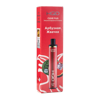 Электронная сигарета HQD Cuvie Plus 1200 (Жвачка арбуз мята) Электронная сигарета HQD Cuvie Plus 1200 (Жвачка арбуз мята)