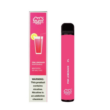 Электронная сигарета PUFF PLUS 800 Pink Lemonade (Розовый лимонад) Электронная сигарета PUFF PLUS 800 Pink Lemonade (Розовый лимонад)