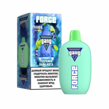 GANG FORCE 10000 Голубика, Лайм, Мята GANG FORCE 10000 Голубика, Лайм, Мята