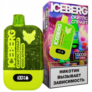 ICEBERG XXL 10000 Скиттлс, Спрайт ICEBERG XXL 10000 Скиттлс, Спрайт