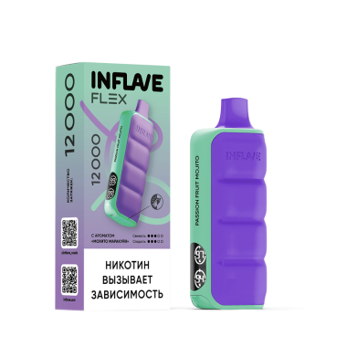 INFLAVE FLEX 12000 Мохито маракуйя INFLAVE FLEX 12000 Мохито маракуйя