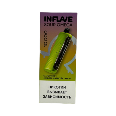 INFLAVE SOUR OMEGA 10000 Кислая маракуйя гуава INFLAVE SOUR OMEGA 10000 Кислая маракуйя гуава