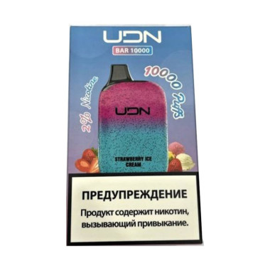UDN BAR 10000 Клубничное Мороженое UDN BAR 10000 Клубничное Мороженое
