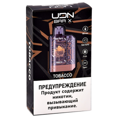 UDN BAR X III 7000 Табак UDN BAR X III 7000 Табак